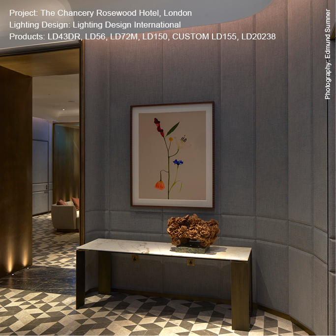 The Chancery Rosewood Hotel Lightgraphix Creative Lighting Solutions